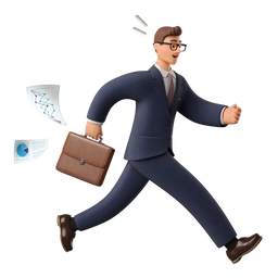 businessman running